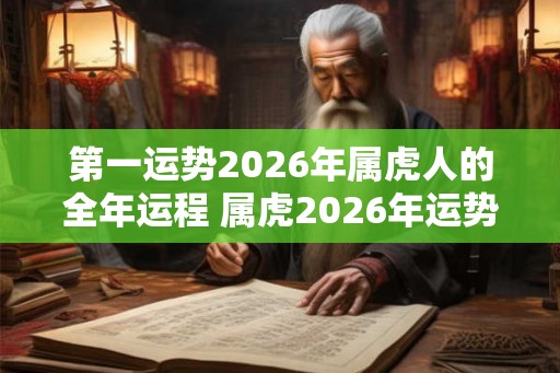 第一运势2026年属虎人的全年运程 属虎2026年运势