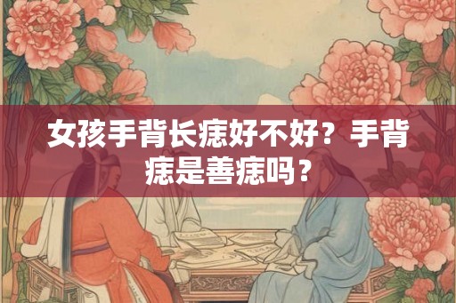 女孩手背长痣好不好？手背痣是善痣吗？