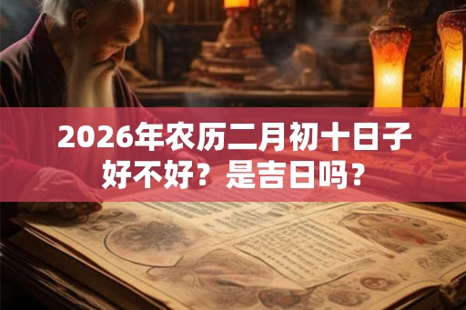 2026年农历二月初十日子好不好?是吉日吗? 2026年农历二月初十日子好不好?是吉日吗?