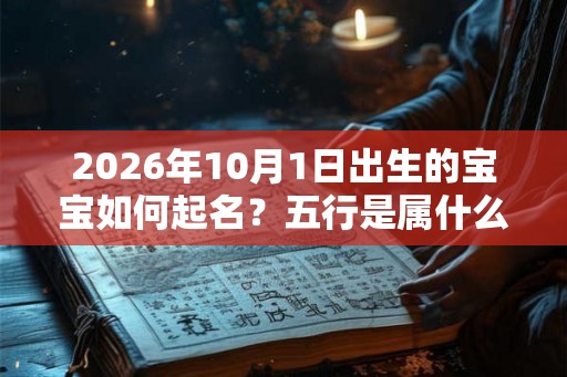 2026年10月1日出生的宝宝如何起名?五行是属什么? 2026年10月1日出生的宝宝如何起名?五行是属什么?