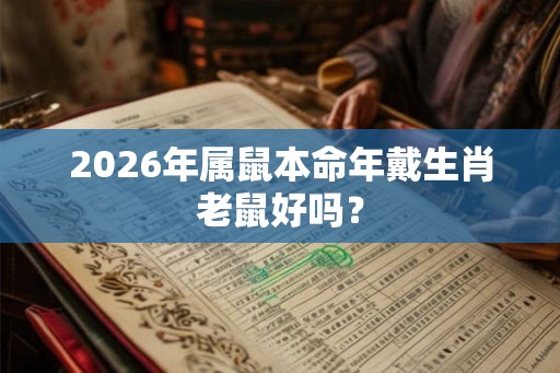2026年属鼠本命年戴生肖老鼠好吗？