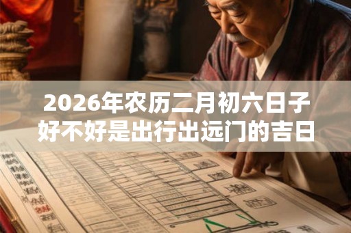 2026年农历二月初六日子好不好是出行出远门的吉日吗？
