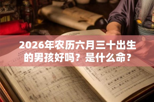 2026年农历六月三十出生的男孩好吗？是什么命？