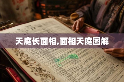 天庭长面相,面相天庭图解