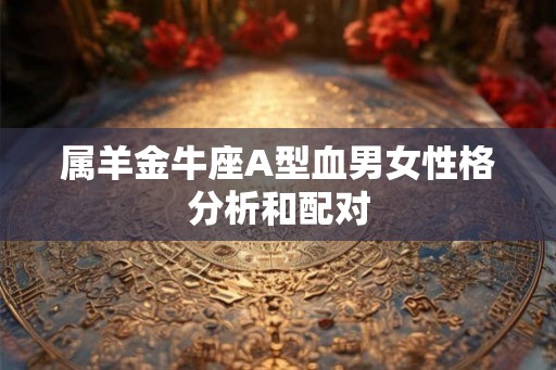 属羊金牛座A型血男女性格分析和配对