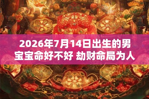 2026年7月14日出生的男宝宝命好不好 劫财命局为人谨慎