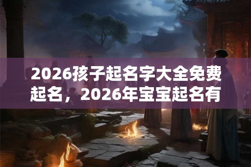 2026孩子起名字大全免费起名，2026年宝宝起名有何讲究？
