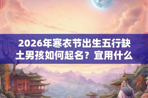 2026年寒衣节出生五行缺土男孩如何起名?宜用什么字? 2026年寒衣节出生五行缺土男孩如何起名?宜用什么字?