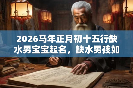2026马年正月初十五行缺水男宝宝起名,缺水男孩如何起名? 2026马年正月初十五行缺水男宝宝起名,缺水男孩如何起名?