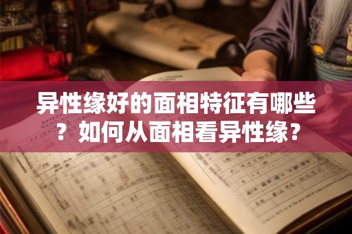 异性缘好的面相特征有哪些？如何从面相看异性缘？