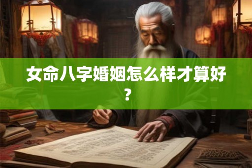 女命八字婚姻怎么样才算好? 女命八字婚姻怎么样才算好?