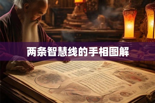 两条智慧线的手相图解