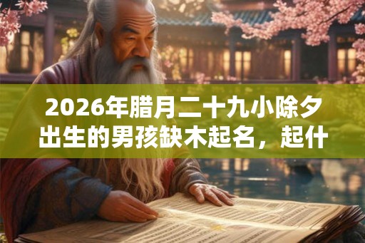 2026年腊月二十九小除夕出生的男孩缺木起名,起什么名字好? 2026年腊月二十九小除夕出生的男孩缺木起名,起什么名字好?