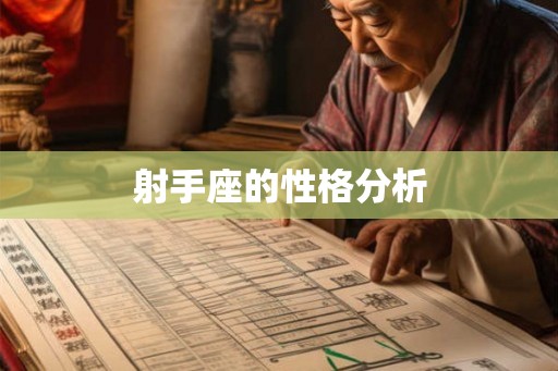 射手座的性格分析
