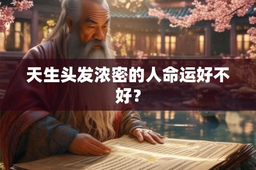 天生头发浓密的人命运好不好？