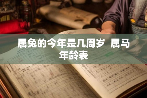 属兔的今年是几周岁 属马年龄表 属兔的今年是几周岁 属马年龄表