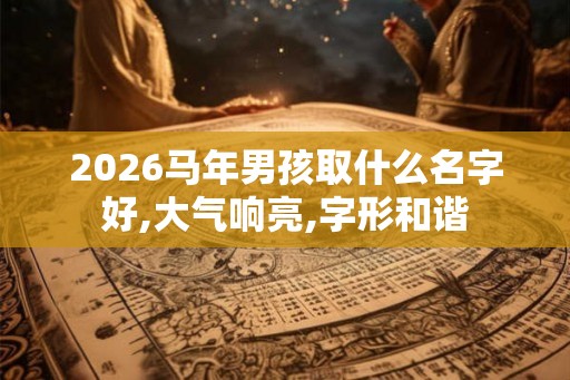 2026马年男孩取什么名字好,大气响亮,字形和谐 2026马年男孩取什么名字好,大气响亮,字形和谐