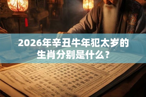 2026年辛丑牛年犯太岁的生肖分别是什么？