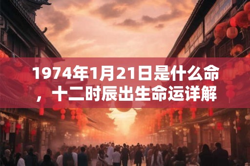 1974年1月21日是什么命,十二时辰出生命运详解 1974年1月21日是什么命,十二时辰出生命运详解