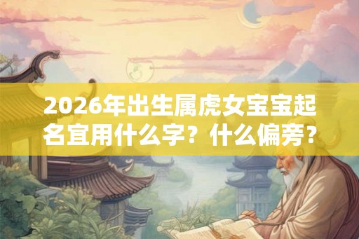 2026年出生属虎女宝宝起名宜用什么字？什么偏旁？