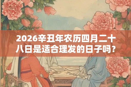 2026辛丑年农历四月二十八日是适合理发的日子吗？