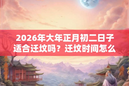2026年大年正月初二日子适合迁坟吗？迁坟时间怎么选？