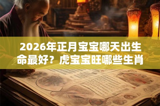 2026年正月宝宝哪天出生命最好？虎宝宝旺哪些生肖的父母？