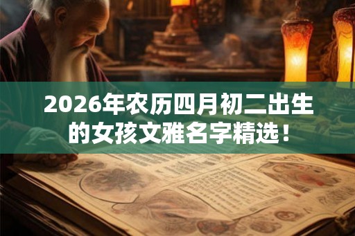 2026年农历四月初二出生的女孩文雅名字精选！