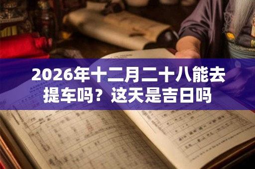 2026年十二月二十八能去提车吗？这天是吉日吗