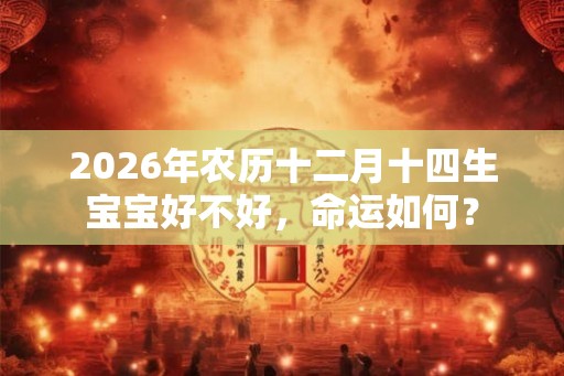 2026年农历十二月十四生宝宝好不好，命运如何？