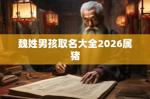 魏姓男孩取名大全2026属猪 魏姓男孩取名大全2026属猪