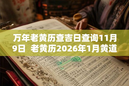 万年老黄历查吉日查询11月9日 老黄历2026年1月黄道吉日 万年老黄历查吉日查询11月9日 老黄历2026年1月黄道吉日
