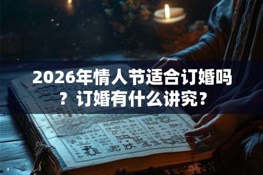 2026年情人节适合订婚吗？订婚有什么讲究？