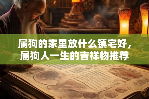 属狗的家里放什么镇宅好，属狗人一生的吉祥物推荐
