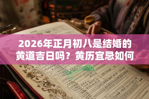 2026年正月初八是结婚的黄道吉日吗？黄历宜忌如何？