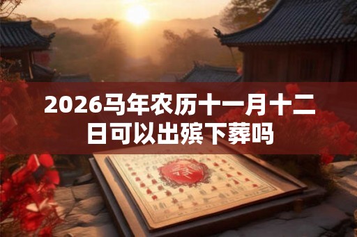 2026马年农历十一月十二日可以出殡下葬吗