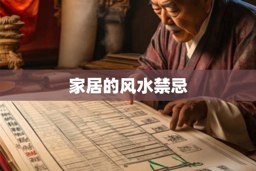 家居的风水禁忌