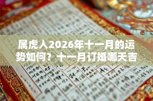 属虎人2026年十一月的运势如何？十一月订婚哪天吉利？