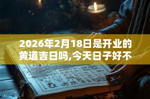 2026年2月18日是开业的黄道吉日吗,今天日子好不好