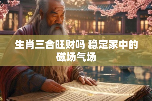 生肖三合旺财吗 稳定家中的磁场气场