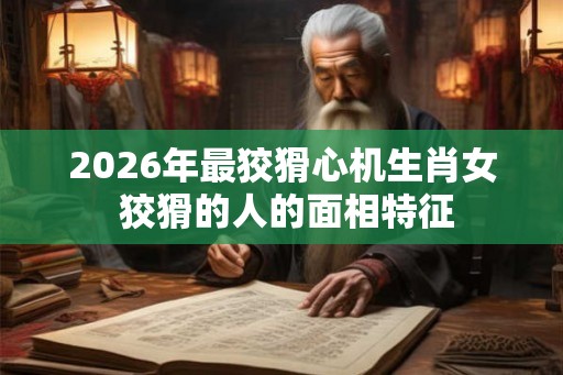 2026年最狡猾心机生肖女 狡猾的人的面相特征