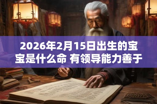 2026年2月15日出生的宝宝是什么命 有领导能力善于策划