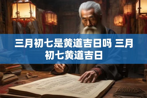 三月初七是黄道吉日吗 三月初七黄道吉日