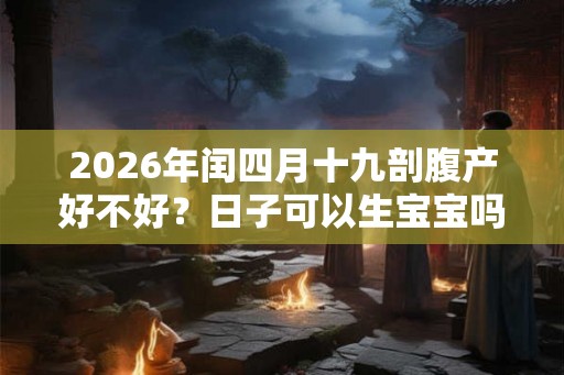 2026年闰四月十九剖腹产好不好？日子可以生宝宝吗？