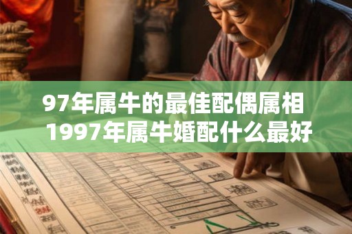 97年属牛的最佳配偶属相  1997年属牛婚配什么最好