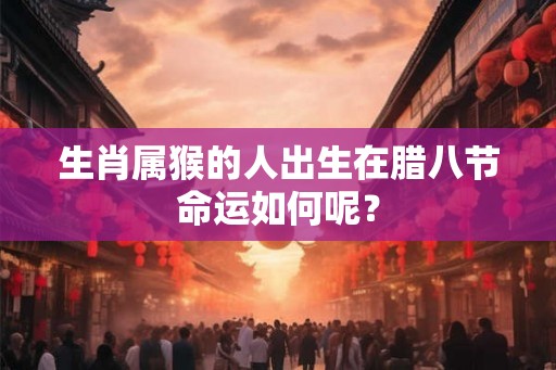 生肖属猴的人出生在腊八节命运如何呢? 生肖属猴的人出生在腊八节命运如何呢?