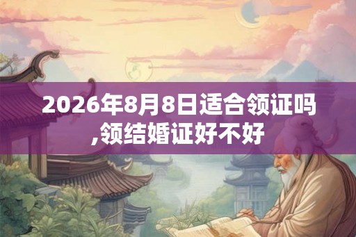 2026年8月8日适合领证吗,领结婚证好不好