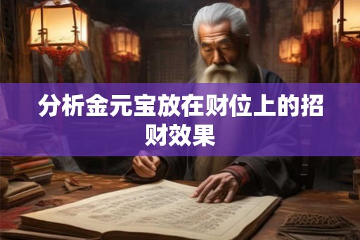 分析金元宝放在财位上的招财效果 分析金元宝放在财位上的招财效果