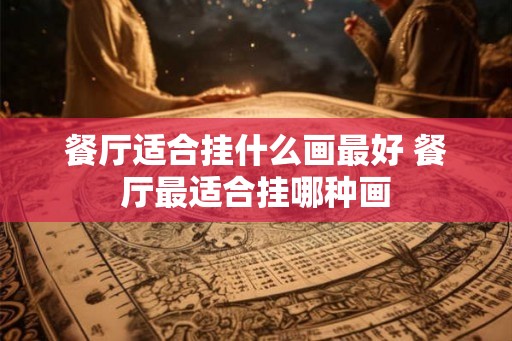餐厅适合挂什么画最好 餐厅最适合挂哪种画