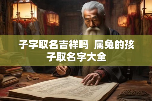子字取名吉祥吗  属兔的孩子取名字大全